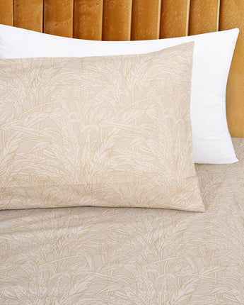Beige Leaf | Siesta Bedsheet