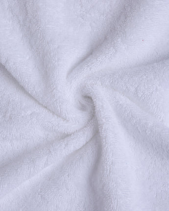 White | Cresta Combed Wash Towel