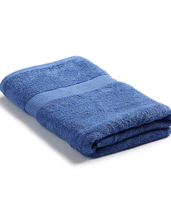 Blue | Cresta Combed Bath Towel