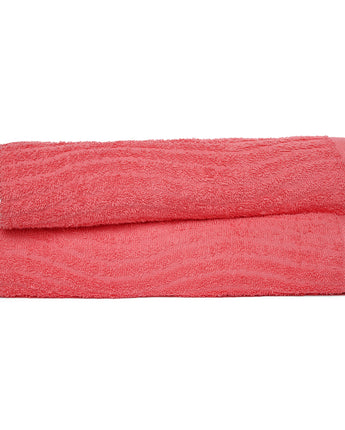 Coral | Elixtra Texture Hand Towel