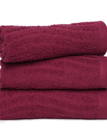 Maroon | Elixtra Texture Wash Towel