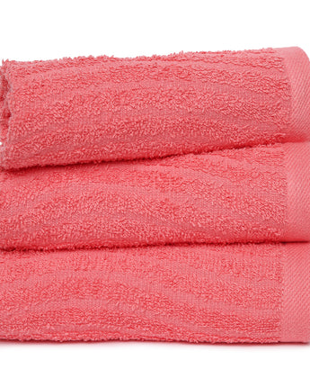 Coral | Elixtra Texture Wash Towel